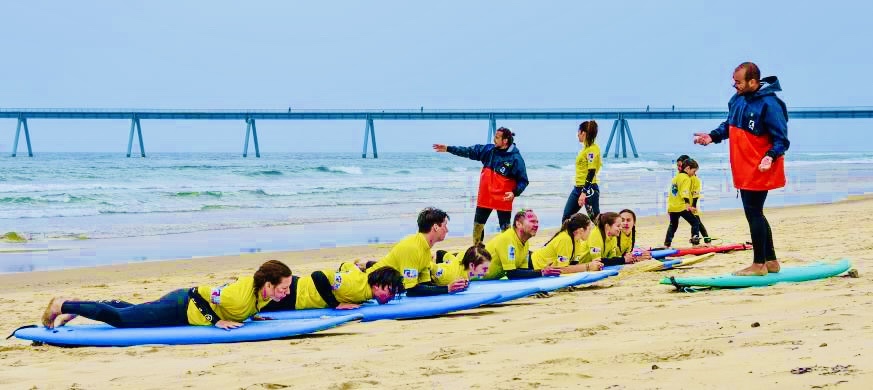 Apprendre surf Atlantique Bassin Arcachon Ecole Surf PYLA SURF SCHOOL